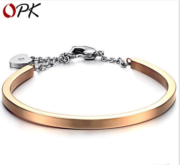 new korean fashion jewelry new heart lock titanium steel female bracelet, Golden;silver
new korean fashion jewelry new heart lock titanium steel female bracelet, Golden;silver