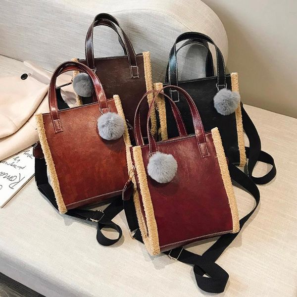 fashionable soft leather bag for women new pure color hairball retro wild messenger bag with tassels shoulder shopping
fashionable soft leather bag for women new pure color hairball retro wild messenger bag with tassels shoulder shopping