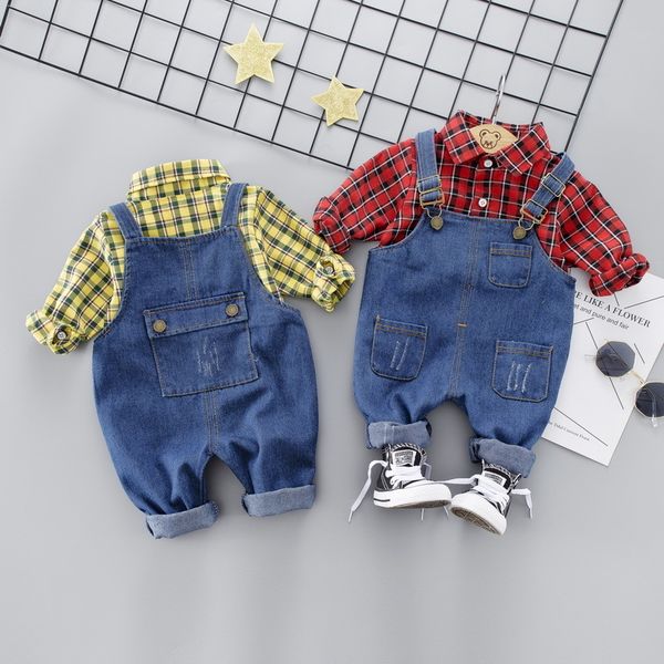 2019 spring autumn boy clothes set children clothing set plaid shirt+pant outfit kids clothes suit for boys outfit suit 1-4 year, White
2019 spring autumn boy clothes set children clothing set plaid shirt+pant outfit kids clothes suit for boys outfit suit 1-4 year, White