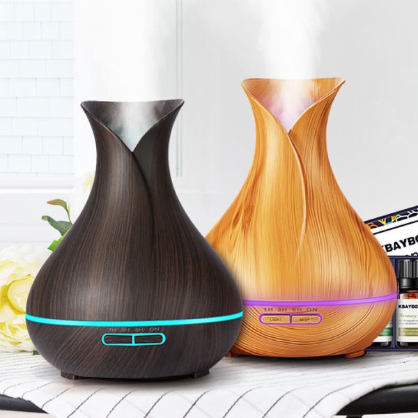 400ml air humidifier essential oil diffuser wood grain aromatherapy diffusers aroma purifier mistmaker led light for home office
400ml air humidifier essential oil diffuser wood grain aromatherapy diffusers aroma purifier mistmaker led light for home office