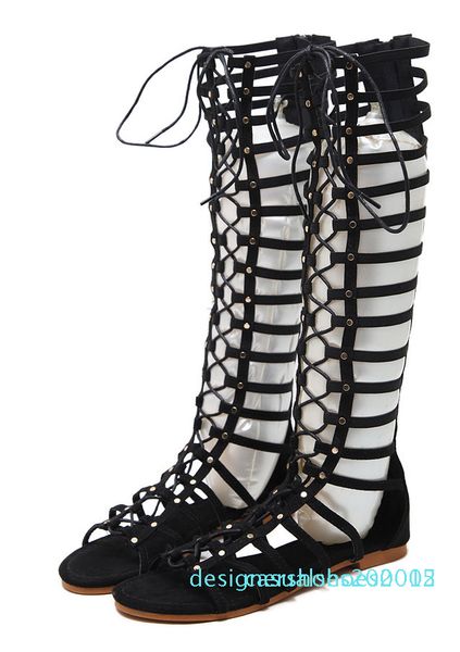 designer women rome sandals hollow out zip up flat gladiator bandage sandals designer shoes 2018 summer ladies party sandals for women d05, Black
designer women rome sandals hollow out zip up flat gladiator bandage sandals designer shoes 2018 summer ladies party sandals for women d05, Black