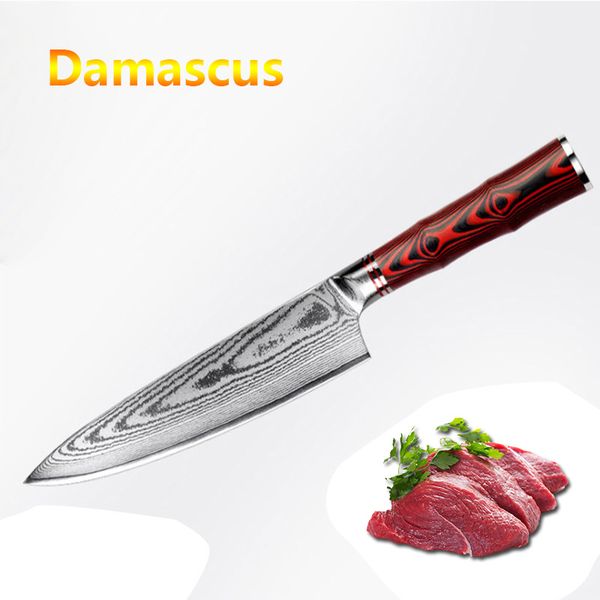 luokesi 8 inch damascus chef western-style kitchen knife slicing knife household fruit peeling knife sharp meat cleaver
luokesi 8 inch damascus chef western-style kitchen knife slicing knife household fruit peeling knife sharp meat cleaver