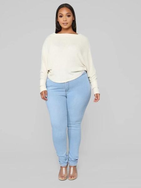 retro light blue plus size jeans women casual skinny denim pants summer office lady high waist button denim trouser 5xl 6xl 7xl
retro light blue plus size jeans women casual skinny denim pants summer office lady high waist button denim trouser 5xl 6xl 7xl