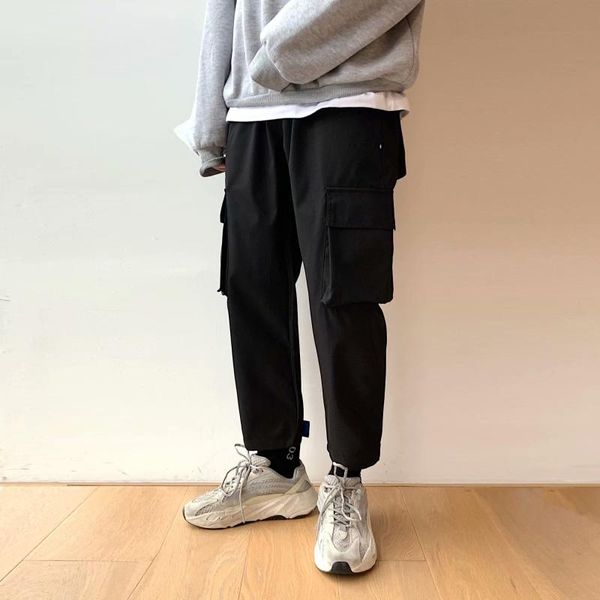 hip hop jogging mens pants japan style streetwear running trousers fashion casual harajuku sweatpants big pocket cargo pants men, Black
hip hop jogging mens pants japan style streetwear running trousers fashion casual harajuku sweatpants big pocket cargo pants men, Black