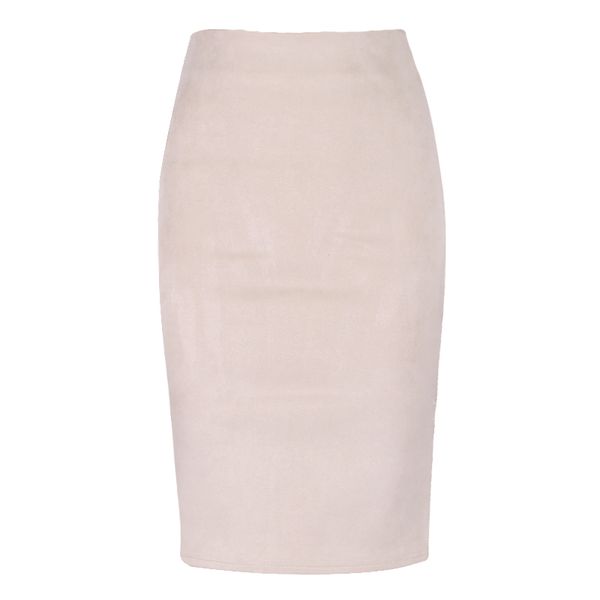 2019 spring gray pink women suede midi pencil skirts causal high waist stretch ladies office work wear saia, Black
2019 spring gray pink women suede midi pencil skirts causal high waist stretch ladies office work wear saia, Black