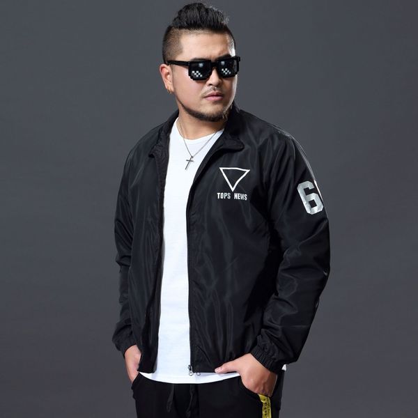spring and autumn plus fertilizer printing jacket men's casual fat jacket loose large size popular fashion, Black;brown
spring and autumn plus fertilizer printing jacket men's casual fat jacket loose large size popular fashion, Black;brown
