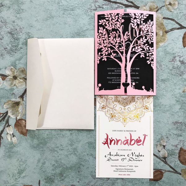 40pcs wedding invitation card & white envelope, pearl paper greeting card from grand event invitation card supplies, Black
40pcs wedding invitation card & white envelope, pearl paper greeting card from grand event invitation card supplies, Black