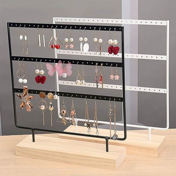s/m/l holes wooden earrings jewelry organizer display holder stand metal jewelry holder earrings necklace rack display 3 tier, Pink;blue
s/m/l holes wooden earrings jewelry organizer display holder stand metal jewelry holder earrings necklace rack display 3 tier, Pink;blue