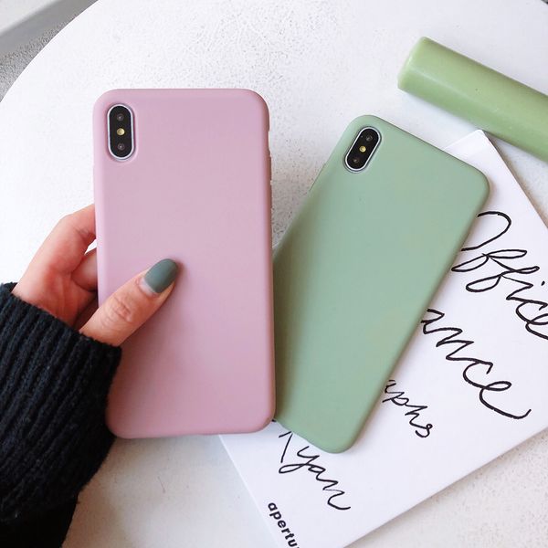 fashion solid color cute phone cases for iphone 11 pro max xs max xr 6 6s 7 8 plus x candy color soft silicone back cover
fashion solid color cute phone cases for iphone 11 pro max xs max xr 6 6s 7 8 plus x candy color soft silicone back cover