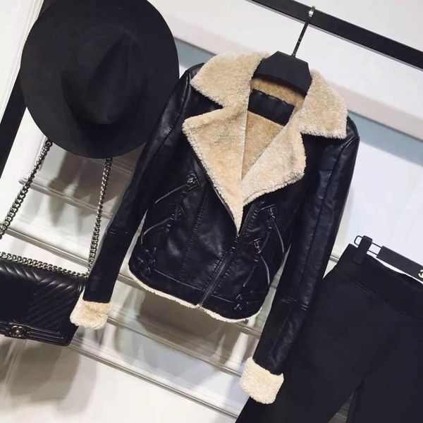 new woman coats spring and winter 2019 harajuku jackets clothes plus size solid color womens faux leathercoat streetwear, Black
new woman coats spring and winter 2019 harajuku jackets clothes plus size solid color womens faux leathercoat streetwear, Black