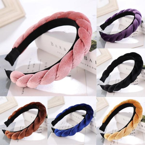 french twist fashion velvet braid hairband women hair head hoop sweet girls hair headband headbands solid color vintage hairband, Brown
french twist fashion velvet braid hairband women hair head hoop sweet girls hair headband headbands solid color vintage hairband, Brown