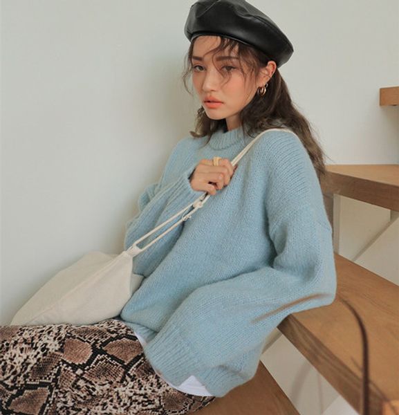 aihuyigui chic mint green с длинным рукавом ребристые края чистый синий свитер осень зима новый теплый пуловер свитер женский mujer cl010, White;black
aihuyigui chic mint green с длинным рукавом ребристые края чистый синий свитер осень зима новый теплый пуловер свитер женский mujer cl010, White;black