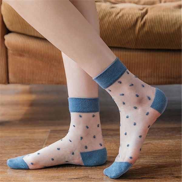 women's harajuku breathable transparent mesh polka dots socks ladies net yarn fishnet dots socks female hosiery sox, Black;white
women's harajuku breathable transparent mesh polka dots socks ladies net yarn fishnet dots socks female hosiery sox, Black;white