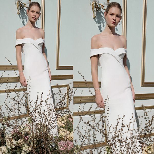 2020 simple satin mermaid wedding dresses sweetheart sleeveless elegant wedding gown sweep train sell custom made bridal gown, White
2020 simple satin mermaid wedding dresses sweetheart sleeveless elegant wedding gown sweep train sell custom made bridal gown, White