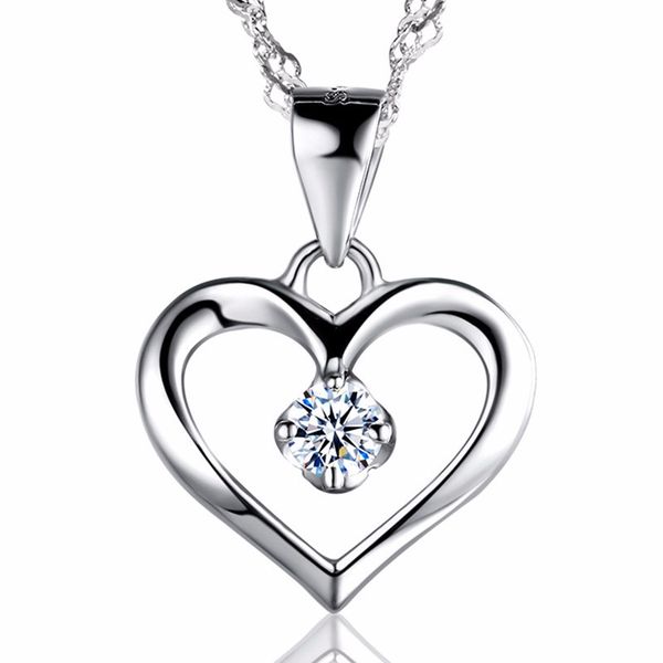 elegant 925 sterling silver cubic zirconia cz hollow heart pendant necklace colllar women wedding anniversary jewelry 5908 
elegant 925 sterling silver cubic zirconia cz hollow heart pendant necklace colllar women wedding anniversary jewelry 5908