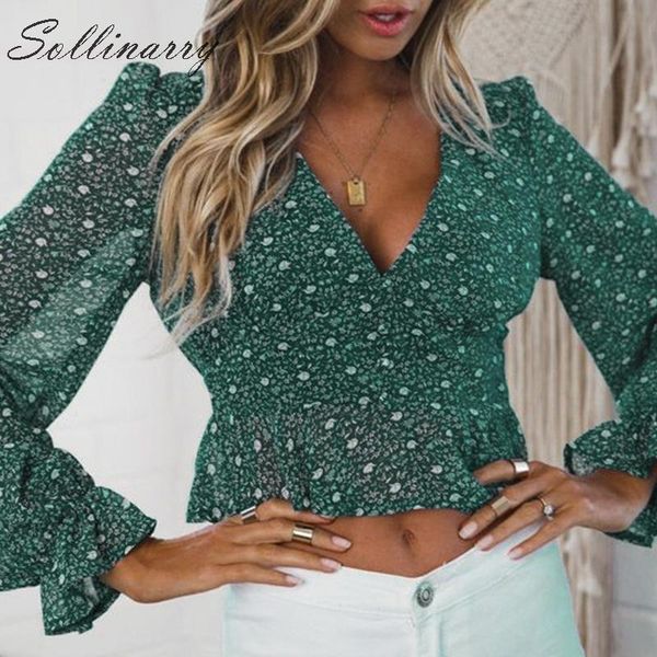 sollinarry floral green blouses women 2019 ruffles deep v blouses red shirts female autumn winter boho tetro feme, White
sollinarry floral green blouses women 2019 ruffles deep v blouses red shirts female autumn winter boho tetro feme, White