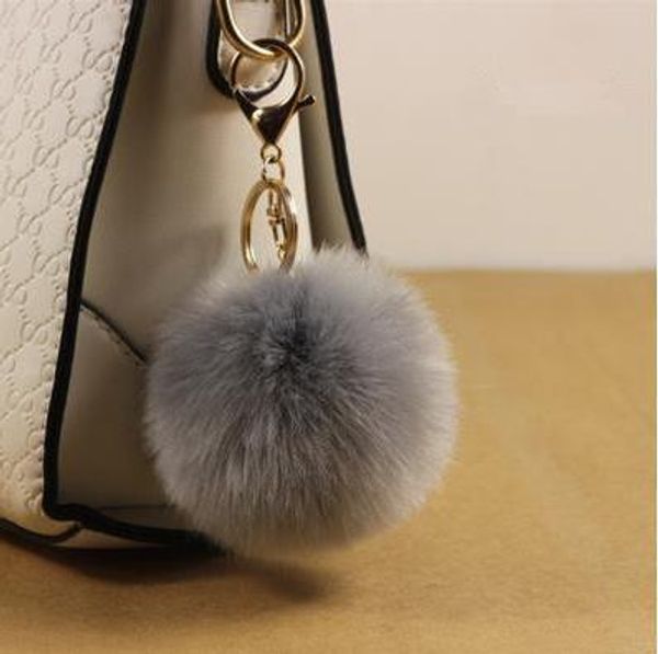 large 10cm real natural fur pompom ball keychain key chain holder women girl bag jewelry charm pendant, Silver
large 10cm real natural fur pompom ball keychain key chain holder women girl bag jewelry charm pendant, Silver
