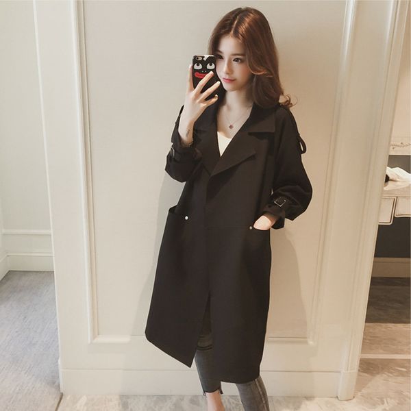 women's trench coats 2021 spring autumn pattern lapel long sleeve solid patchwork double pockets casual windbreaker women jacket v408, Tan;black
women's trench coats 2021 spring autumn pattern lapel long sleeve solid patchwork double pockets casual windbreaker women jacket v408, Tan;black