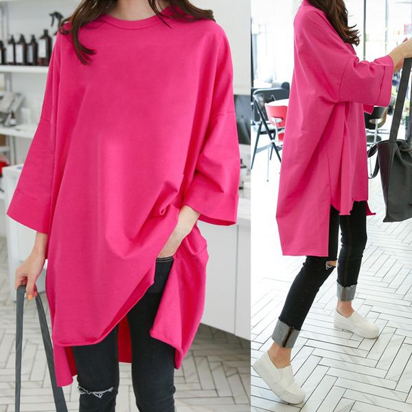 2020 summer wear new style south korea front short long back mid-length t-shirt women's half sleeve fat mm loose and plus-sized, White
2020 summer wear new style south korea front short long back mid-length t-shirt women's half sleeve fat mm loose and plus-sized, White