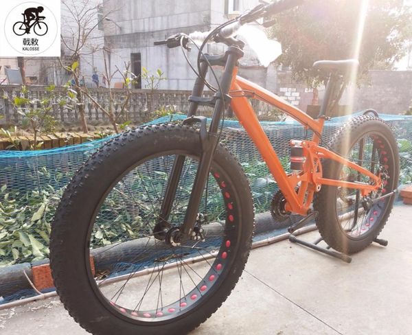 kalosse full suspension bike snow 26*4.0 tires beach bike microshift 3x10s 30 speed , hydraulic brakes
kalosse full suspension bike snow 26*4.0 tires beach bike microshift 3x10s 30 speed , hydraulic brakes