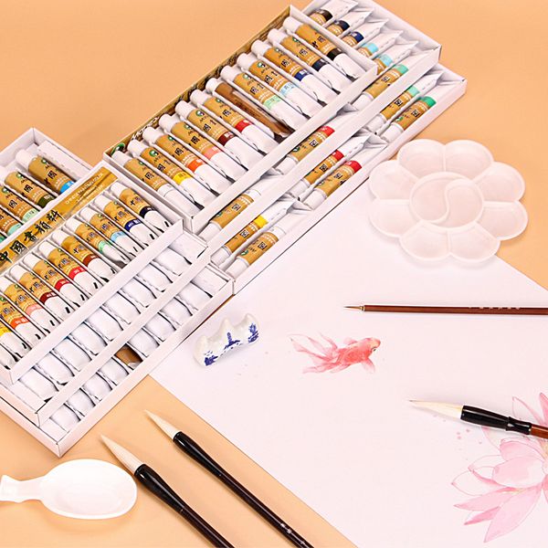marie's ink painting pigment set 12/18/24/36 colors chinese calligraphy painting paint 5ml 12ml chinese landscape paint pigment
marie's ink painting pigment set 12/18/24/36 colors chinese calligraphy painting paint 5ml 12ml chinese landscape paint pigment