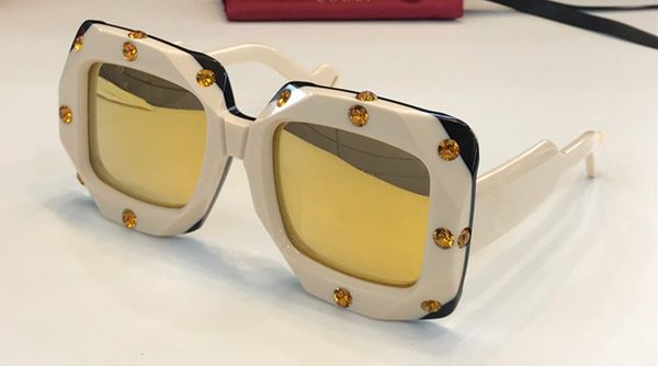 popular new selling luxury designer sunglasses for women 0481 square plate full framework fashion lady generous style uv400 lens, White;black
popular new selling luxury designer sunglasses for women 0481 square plate full framework fashion lady generous style uv400 lens, White;black