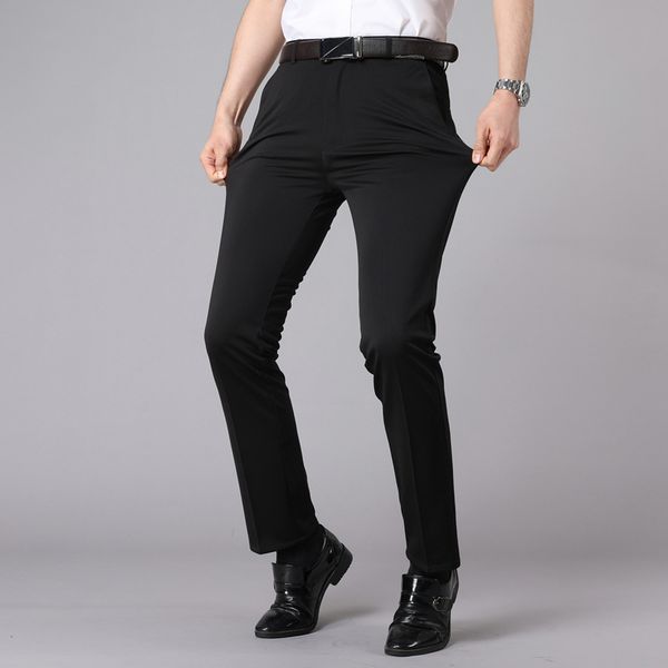 wholesale 2020 men's men's trousers business black suit pants slim casual trousers straight suit men, White;black
wholesale 2020 men's men's trousers business black suit pants slim casual trousers straight suit men, White;black