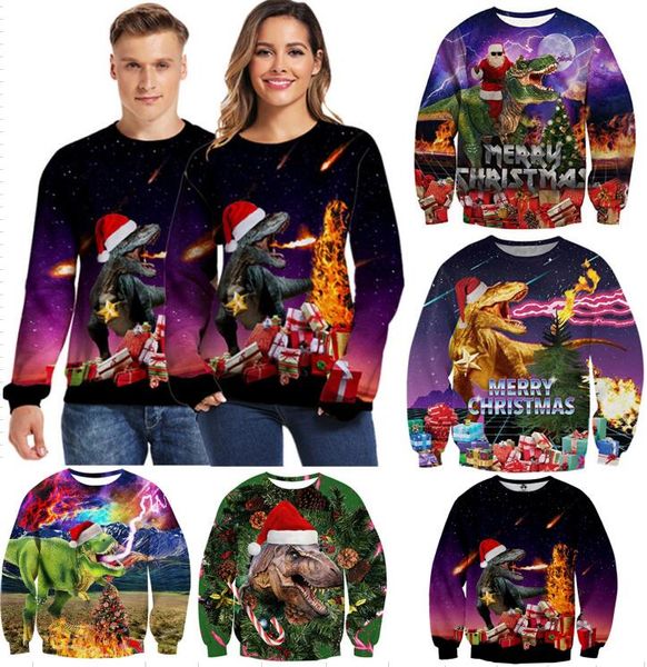 wholesale new christmas design fashion couples mens womens cartoon funny 3d print sweatshirt casual crewneck printed jumper, Black
wholesale new christmas design fashion couples mens womens cartoon funny 3d print sweatshirt casual crewneck printed jumper, Black
