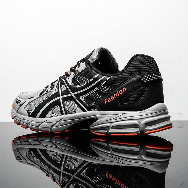 new summer running shoes for men breathable sneakers lace-up durable outdoor sport shoes comfort jogging walking sneakers men y200612, Black
new summer running shoes for men breathable sneakers lace-up durable outdoor sport shoes comfort jogging walking sneakers men y200612, Black