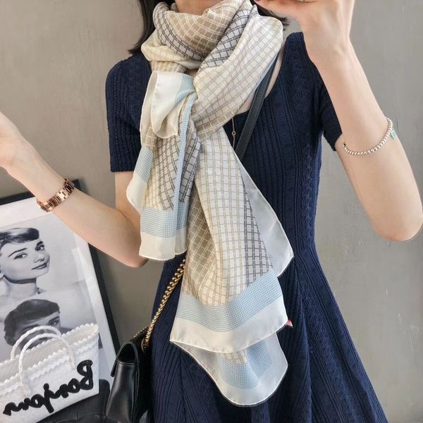 12019fashion autumn and winter brand silk scarves timeless classic, super long shawl fashion women's soft silk scarves1, Blue;gray
12019fashion autumn and winter brand silk scarves timeless classic, super long shawl fashion women's soft silk scarves1, Blue;gray