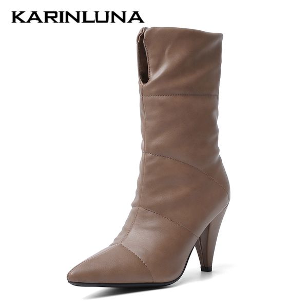 karin brand design boots women spike high heels female pointed toe woman shoes lady party snow shoes winter plus size 43, Black
karin brand design boots women spike high heels female pointed toe woman shoes lady party snow shoes winter plus size 43, Black
