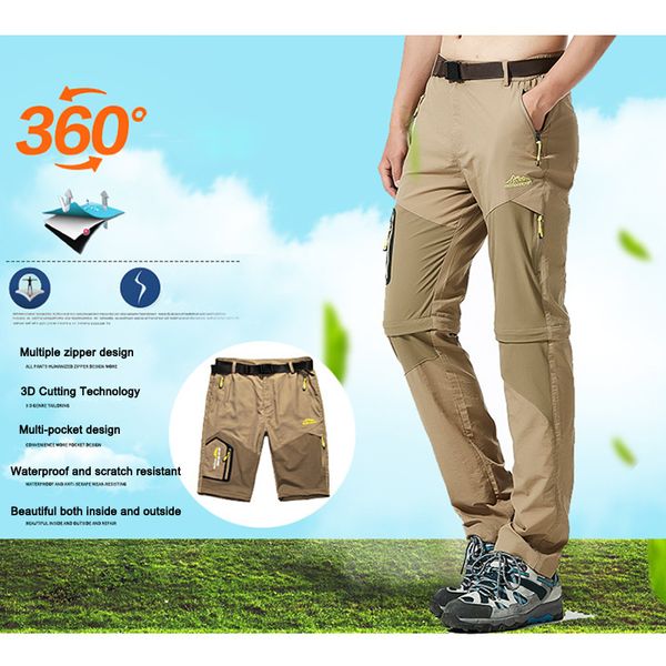 men zip off pants quick drying trousers for outdoor summer climbing hiking msd-ing, Black;green
men zip off pants quick drying trousers for outdoor summer climbing hiking msd-ing, Black;green