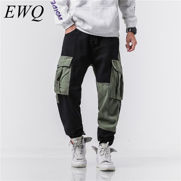 men's pants ewq / can ship men wear 2021 spring hit color casaul three-dimensional big pocket loose tide sweatpants overalls 9y810, Black
men's pants ewq / can ship men wear 2021 spring hit color casaul three-dimensional big pocket loose tide sweatpants overalls 9y810, Black