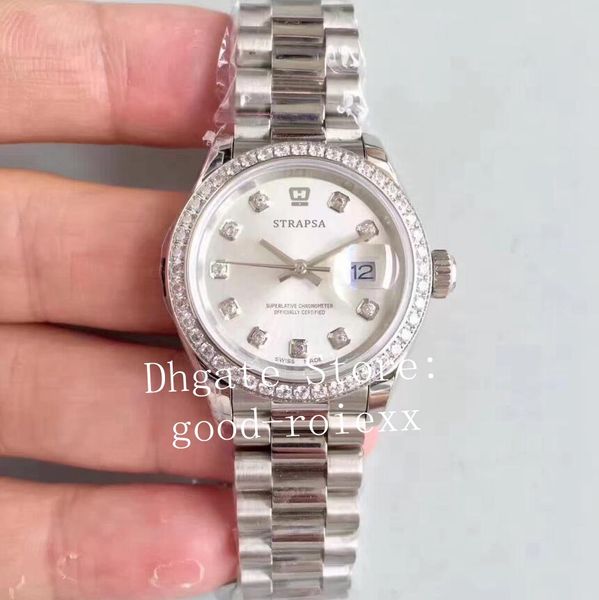 28mm ladies watches tw factory eta watch automatic 2671 movement ladys 279136 perpetual women full steel datejust crystal smart wristwatches, Slivery;brown
28mm ladies watches tw factory eta watch automatic 2671 movement ladys 279136 perpetual women full steel datejust crystal smart wristwatches, Slivery;brown