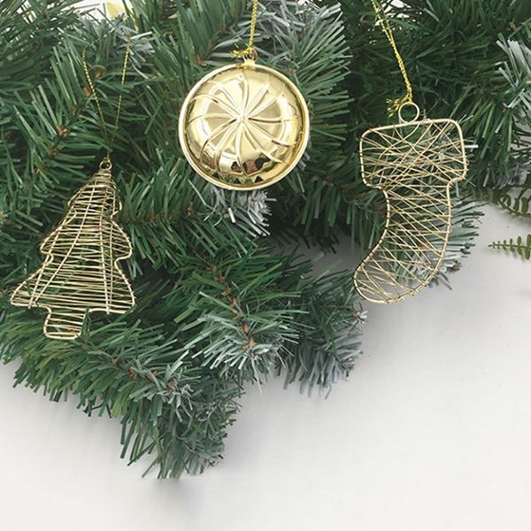 christmas tree metal hanging ornaments metal snowflake five-pointed star stocking pendant new
christmas tree metal hanging ornaments metal snowflake five-pointed star stocking pendant new