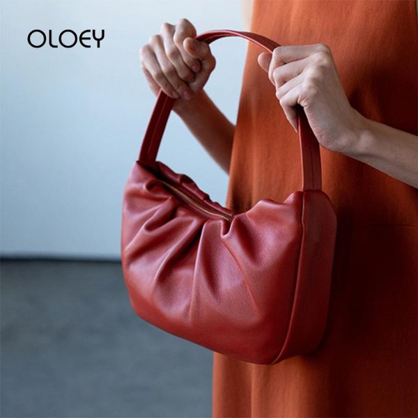 fashion vintage pleated baguette shape bags 2020 women design handbags casual solid color female pillow shoulder bag bolso mujer
fashion vintage pleated baguette shape bags 2020 women design handbags casual solid color female pillow shoulder bag bolso mujer