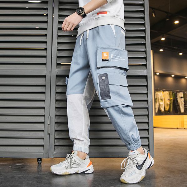 streewear casual pants men 2020 spring joggers men multi-pocket cotton ankle-length trousers, Black
streewear casual pants men 2020 spring joggers men multi-pocket cotton ankle-length trousers, Black