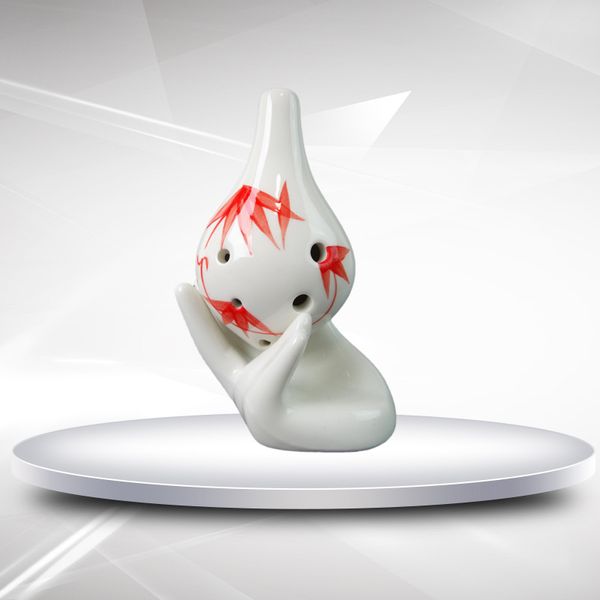 6 отверстий ocarina музыкальный инструмент малый длинные пробки фарфор флейта листьев бамбука шаблон ювелирные изделия украшения подарков
6 отверстий ocarina музыкальный инструмент малый длинные пробки фарфор флейта листьев бамбука шаблон ювелирные изделия украшения подарков