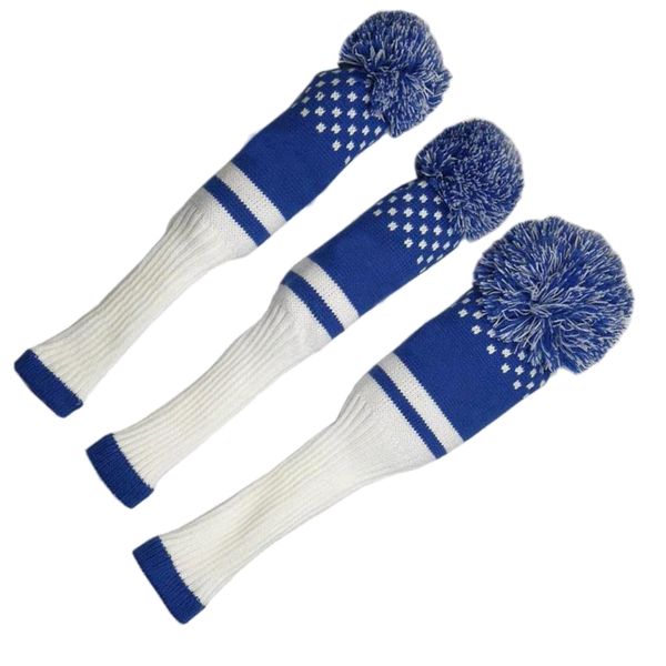 golf club covers knitting clubs headcovers wood driver protector with pom poms mallet for golfers
golf club covers knitting clubs headcovers wood driver protector with pom poms mallet for golfers