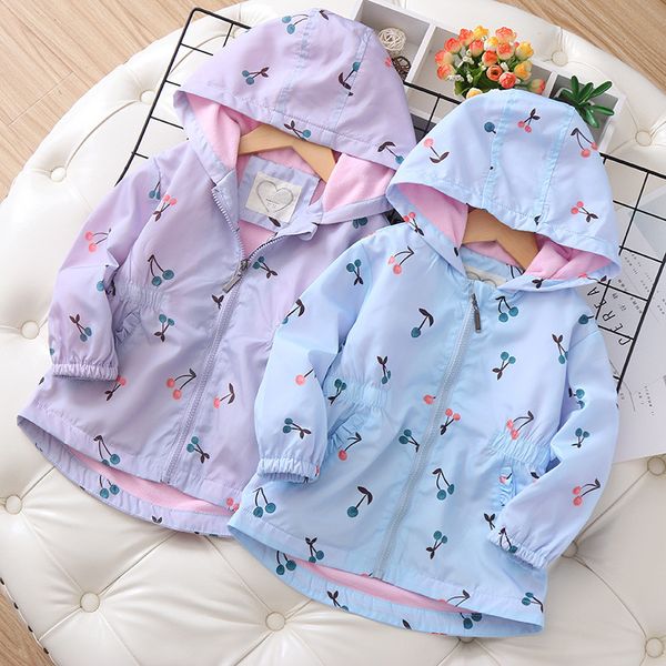 children's outerwear plus velvet autumn 2020 cherry printed girls' hood jacket, Blue;gray
children's outerwear plus velvet autumn 2020 cherry printed girls' hood jacket, Blue;gray