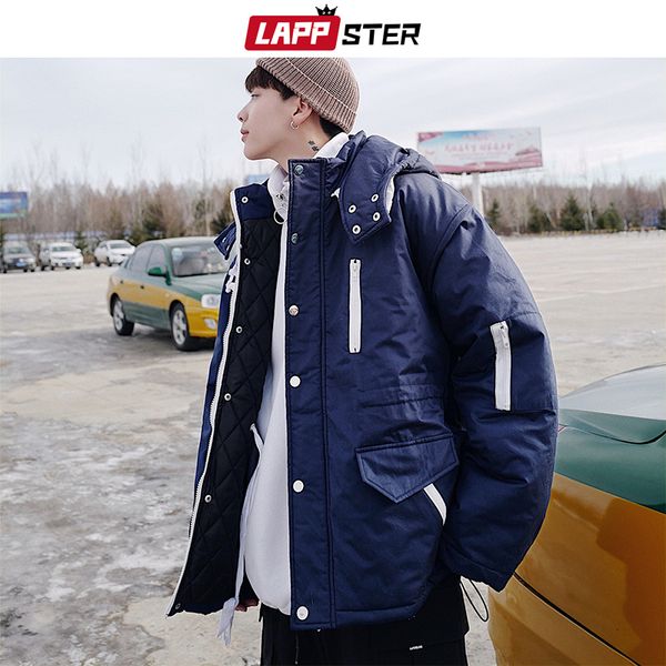 lappster parchwork thick winter parkas men puffer jacket 2019 mens harajuku hooded windbreaker male korean zipper bubble jackets, Black
lappster parchwork thick winter parkas men puffer jacket 2019 mens harajuku hooded windbreaker male korean zipper bubble jackets, Black