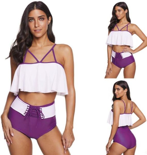 2023 sports big plus women's slim ruffle bikini with fat large size split crisscross thin swimsuit flexible stylish bikinis sets
2023 sports big plus women's slim ruffle bikini with fat large size split crisscross thin swimsuit flexible stylish bikinis sets