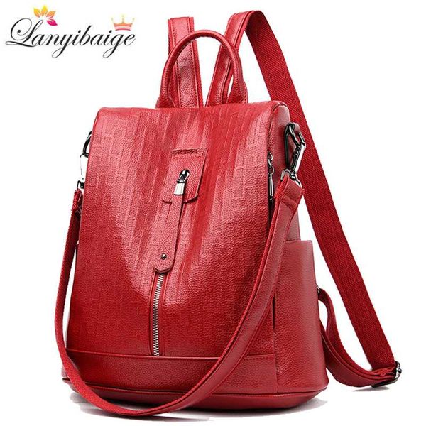 3 in 1 fashion women anti-theft backpack leather school bags shoulder bag sac a dos female travel backpack mochila
3 in 1 fashion women anti-theft backpack leather school bags shoulder bag sac a dos female travel backpack mochila