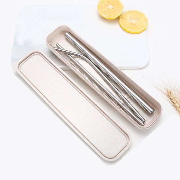 2018 fashion 4pcs reusable drinking straw 304 stainless steel metal straw with cleaning brush for mugs kitchen accessories
2018 fashion 4pcs reusable drinking straw 304 stainless steel metal straw with cleaning brush for mugs kitchen accessories