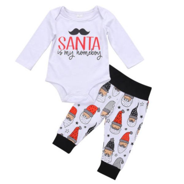 pudcoco christmas baby girl boy santa long sleeve casual letter printed pants outfit set clothes, White
pudcoco christmas baby girl boy santa long sleeve casual letter printed pants outfit set clothes, White