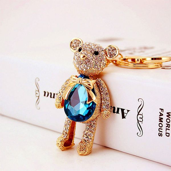 cute blue crystal cartoon bear car keychain ladies bag accessories metal pendant animal shape keychain men and women gifts, Silver
cute blue crystal cartoon bear car keychain ladies bag accessories metal pendant animal shape keychain men and women gifts, Silver