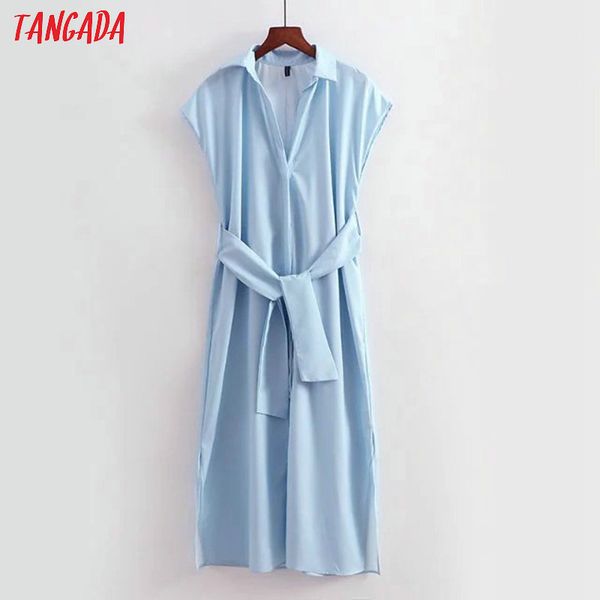 tangada fashion women summer blue shirt dress with slash 2020 new arrival short sleeve ladies loose midi dress 3z77, Black;gray
tangada fashion women summer blue shirt dress with slash 2020 new arrival short sleeve ladies loose midi dress 3z77, Black;gray
