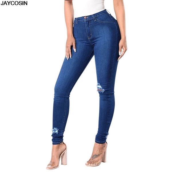 jaycosin 2019 fashion women denim jeans pencil pants casual holes ripped long trousers vintage stretch slim fit pantalones 9812, Blue
jaycosin 2019 fashion women denim jeans pencil pants casual holes ripped long trousers vintage stretch slim fit pantalones 9812, Blue