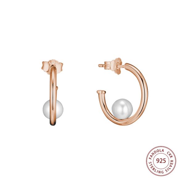 100% genuine 925 sterling silver rose contemporary pearls hoop earrings for women original jewelry making wedding party gift, Golden;silver
100% genuine 925 sterling silver rose contemporary pearls hoop earrings for women original jewelry making wedding party gift, Golden;silver