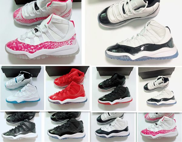 2019 kids 11 11s pink snakeskin space jam bred concord gym red basketball shoes children boy girls white sports sneakers toddlers 28-35
2019 kids 11 11s pink snakeskin space jam bred concord gym red basketball shoes children boy girls white sports sneakers toddlers 28-35